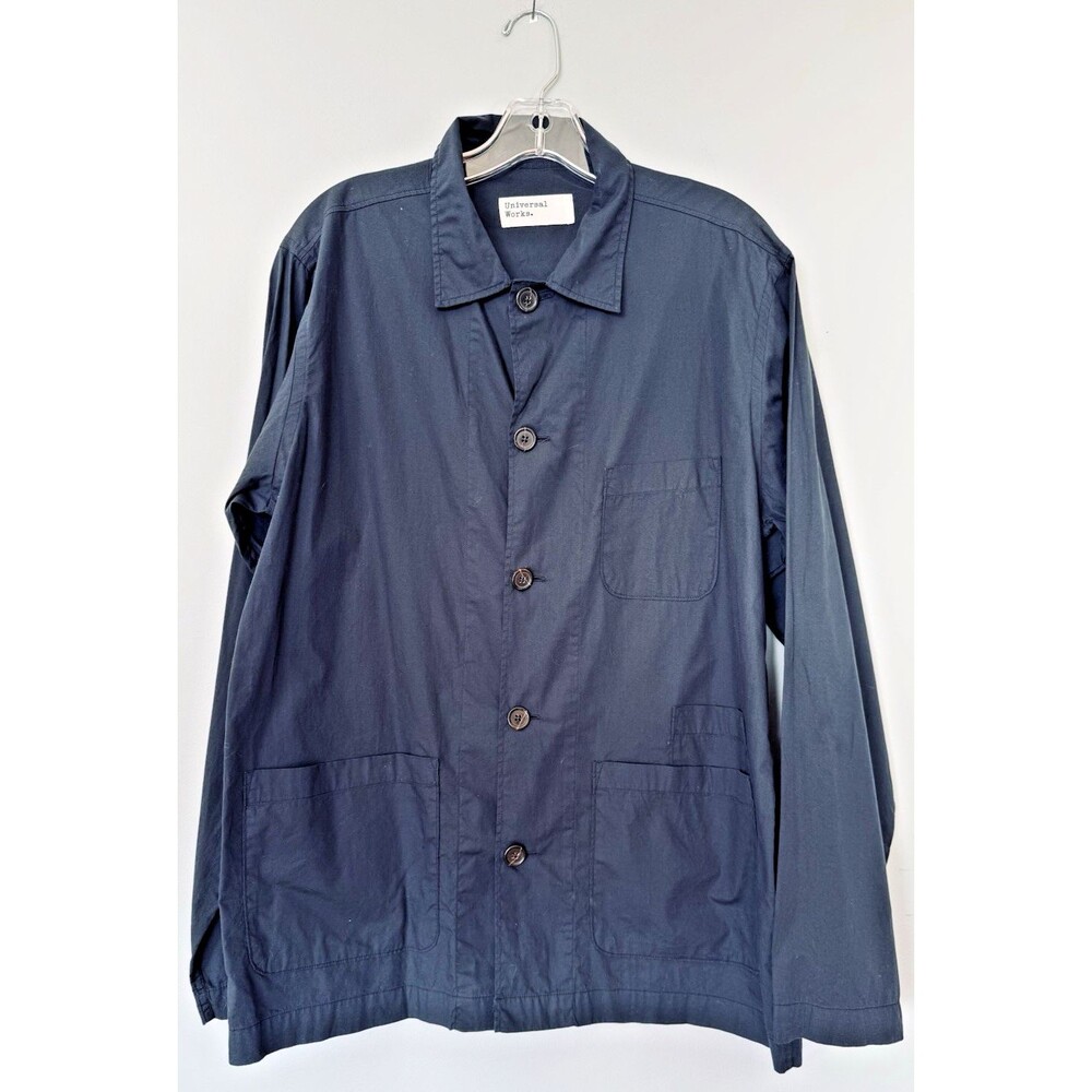 NWT Universal Standard Bakers Poplin Overshirt Chore Coat L Workwear Utility